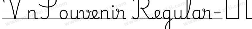 VnSouvenir Regular字体转换